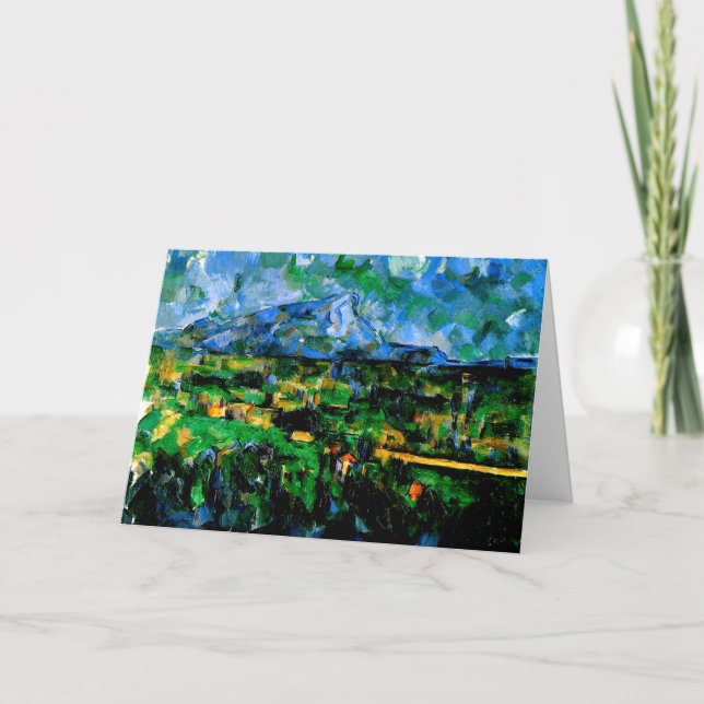 Carte Cézanne - Mont Sainte Victoire (Devant)