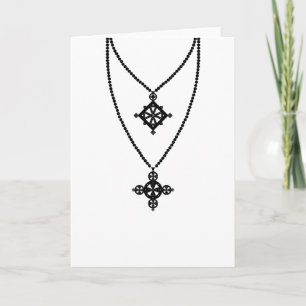 Carte Chaîne et pendentif
