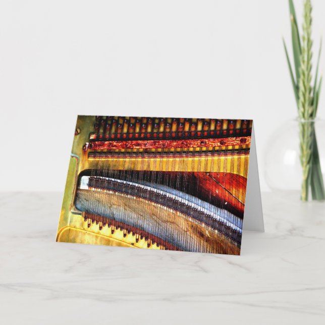 Carte "Chaînes de piano" Numériquement Alterrée Vieux Pi (Devant)