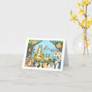 CARTE CHAÎNES N'FITZ ET MENAGERIE D'AMIS, AMUSANT