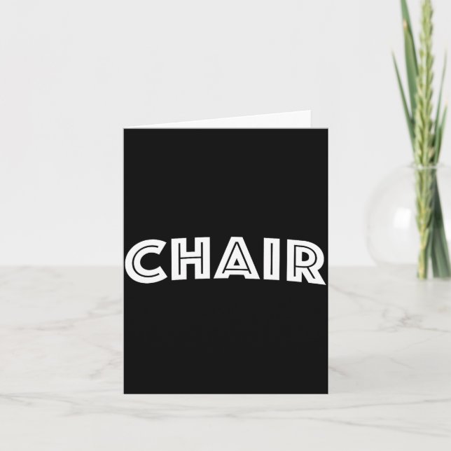 Carte Chair  (Devant)