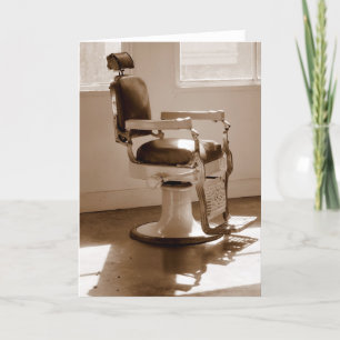 Carte Chaise de coiffeur antique