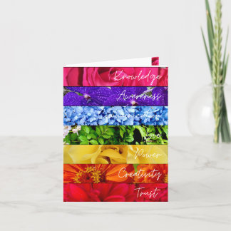 Carte Chakra Blooms