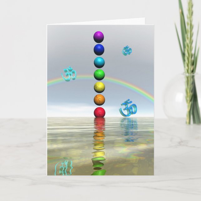 Carte chakras blancs (Devant)