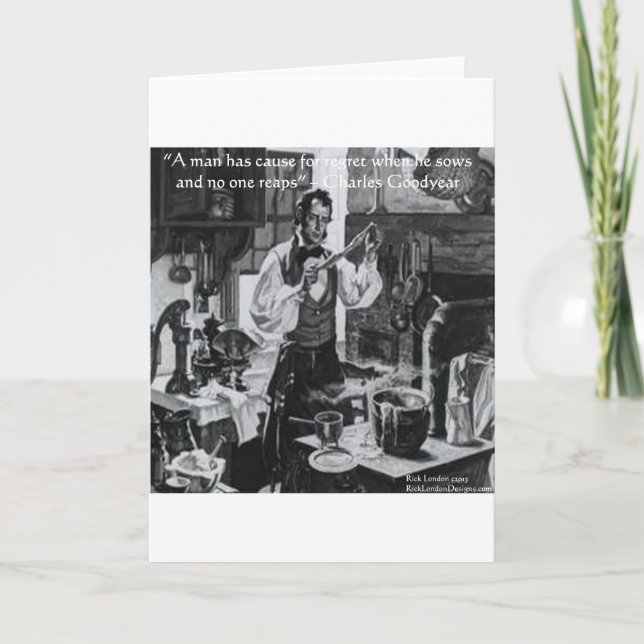 Carte Chales Goodyear Sow & Reap Wisdom Citation (Devant)