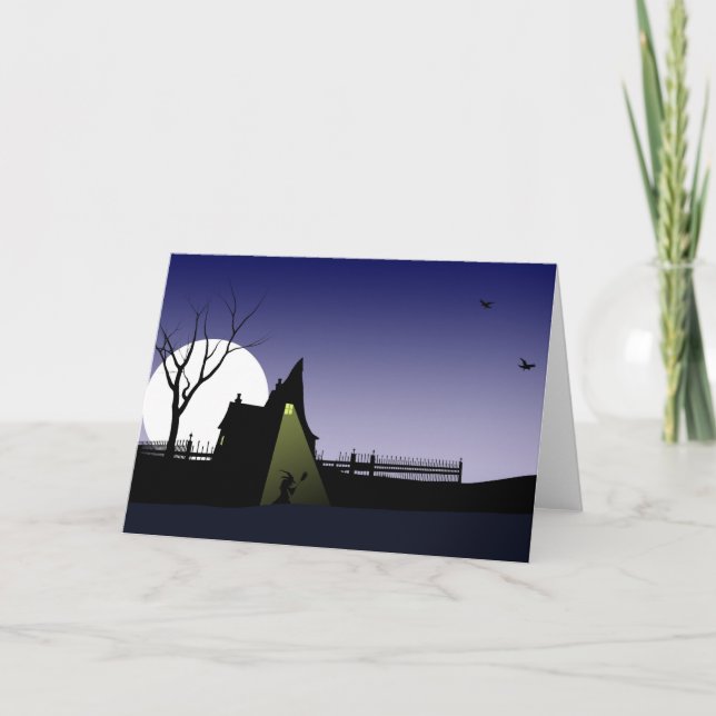 Carte Chambre de sorcière de Halloween (Devant)