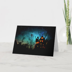 Carte Chambre et sorcière hantées par Halloween