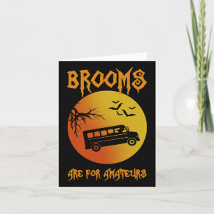 Carte Chambres Pour Amateurs Bus Driver Halloween Men W 