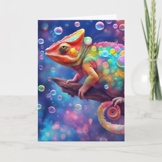 Carte Chameleon 2 bubbles (Devant)