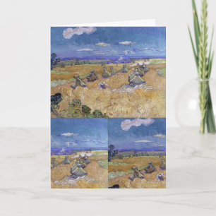 Carte Champ de blé de Van Gogh - Récolte dorée Art