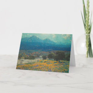 Carte Champ de pavot de Californie   Granville Redmond