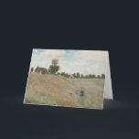 Carte Champ de pavot près d'Argenteuil par Claude Monet<br><div class="desc">Le Champ de Pavot près d'Argenteuil (1873) de Claude Monet est une peinture vintage impressionniste d'art mettant en scène une mère et un enfant dans une prairie avec des fleurs de pavot rouges à Argenteuil, en France. À propos de l'artiste : Claude Monet a été un fondateur du mouvement de...</div>