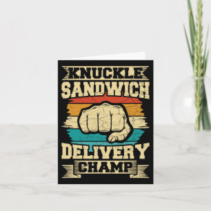 Carte Champ livraison sandwich Knuckle