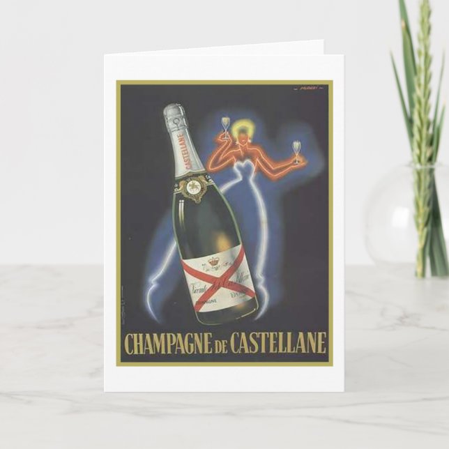 Carte Champagne de Castellane (Devant)
