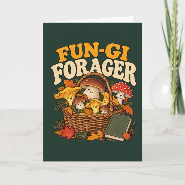 Carte Champignon Drôle de Chercheur de Fun-Gi (Devant)