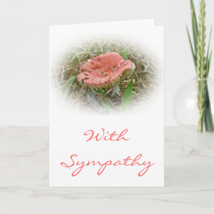 Carte Champignon rose Sympathie