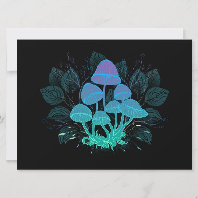 Carte Champignons dans les buissons (Devant)