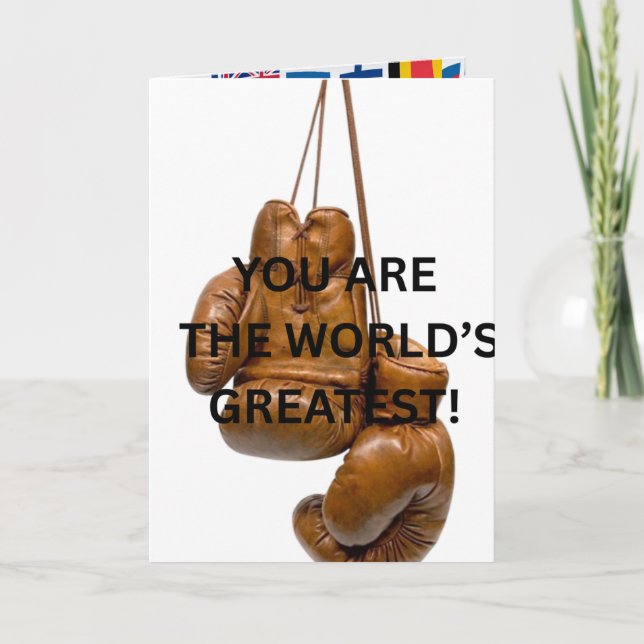 Carte CHAMPION Celebration Card - Blank Inside (Devant)