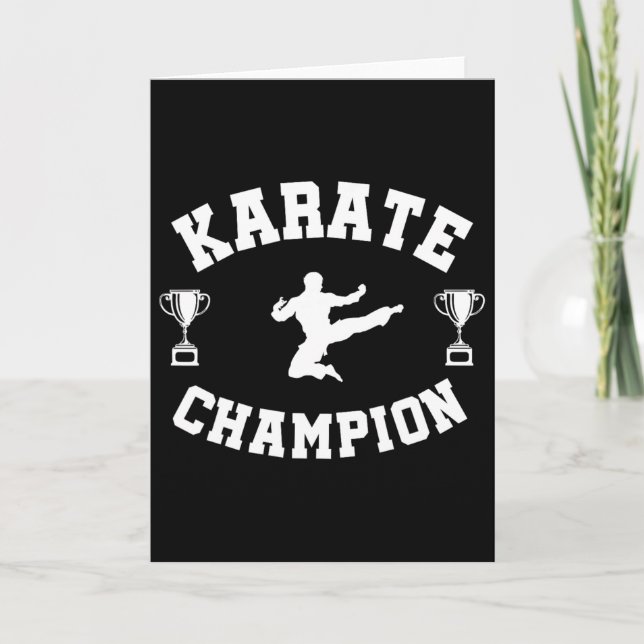 Carte Champion de karaté (Devant)