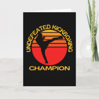 Champion de kickboxing non feated