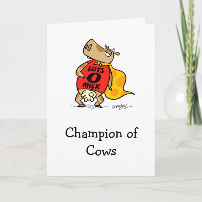 Carte Champion des vaches (Devant)