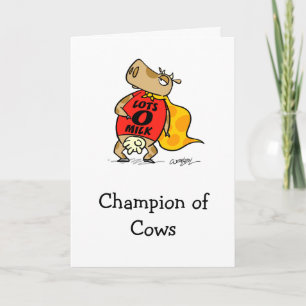 Carte Champion of Cows