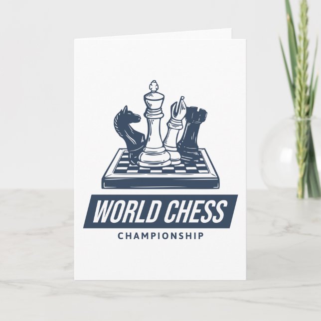 Carte championnat d'échecs (Devant)
