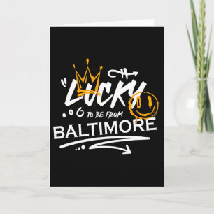 Carte Chance de Baltimore Saint-Patrick Jour de la Fête