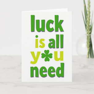 Carte Chance est Tout Ce Dont Vous Avez Besoin