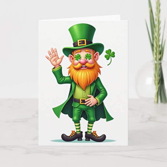 Carte Chance Lutine au Rayure Verte (Devant)