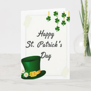 Carte Chance Verte Et Or