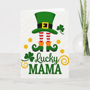 Carte Chanceuse Mama Shamrock