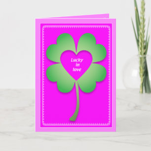 Carte Chanceux en amour