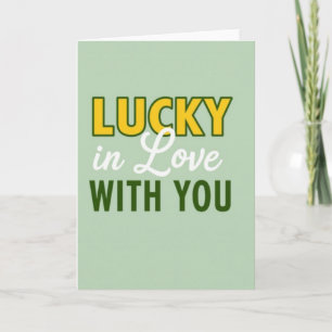 Carte Chanceux en Amour avec Toi