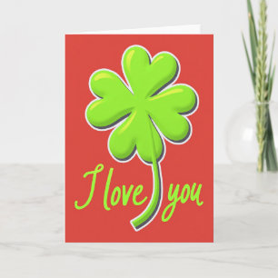 Carte Chanceux Je T'Aime