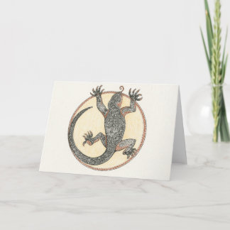 Carte Chanceux le lézard de Sedona, Arizona