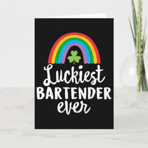 Carte Chanceux Rtender Ever St Patrick Day Shamrocks 