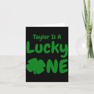 Carte Chanceux St-Patrick 1er anniversaire bébé T Shir