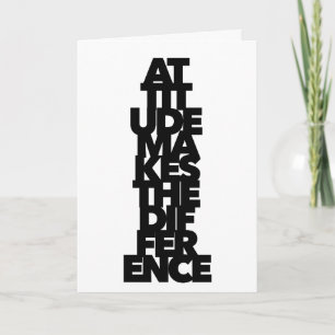 Carte Changement de paradigme d'attitude fait la différe