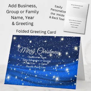 Carte Changer tout le texte, organisation voeux de Noël