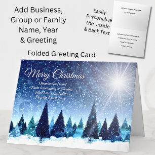 Carte Changer TOUT Texte, Organisation Vœux de Noël 