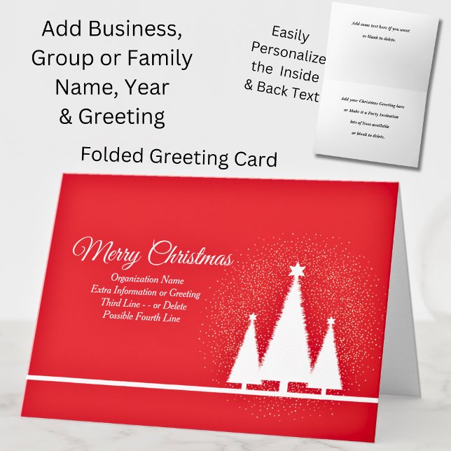 Carte Changer TOUT Texte, Organisation Vœux de Noël  (Créateur téléchargé)