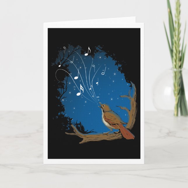 Carte Chanson nocturne (Devant)