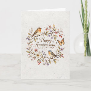 Carte Chansonnettes Fantaisistes et Fleurs Sauvages Anni