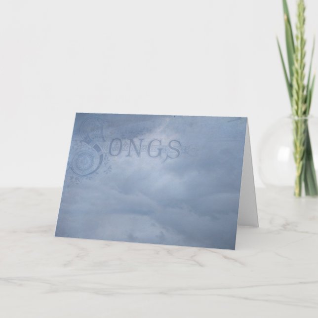 Carte Chansons Cloud (Devant)