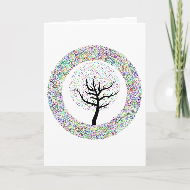 Carte Chansons dans l'arbre de vie (Devant)