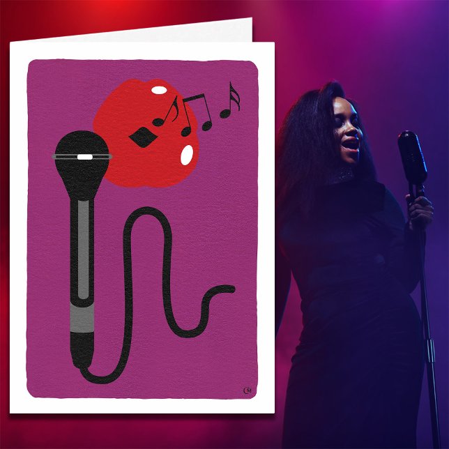 Carte Chanter Voix heureux anniversaire (Créateur téléchargé)