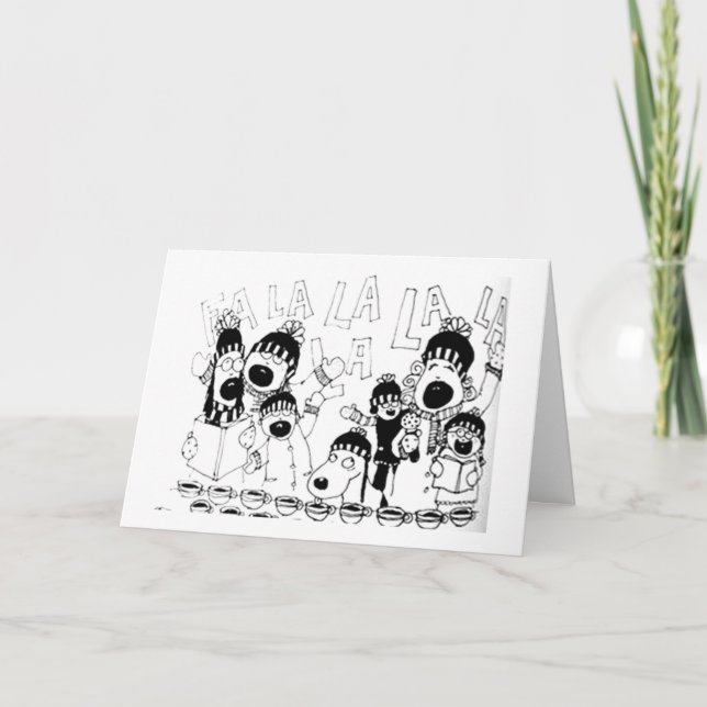 CARTE **CHANTER VOTRE SOUHAIT DE NOËL** JUSTE POUR "VOUS (Devant)