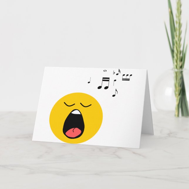 Carte chanteur (Devant)