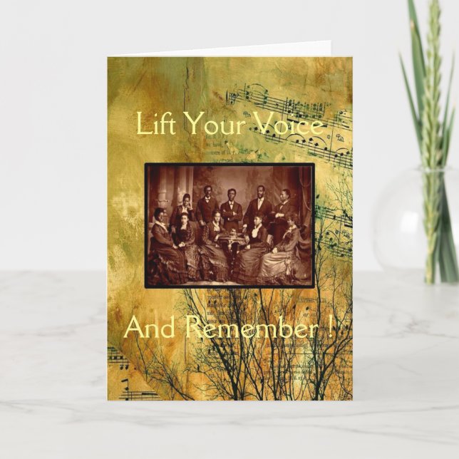 Carte Chanteurs Wade de jubilé de Fisk par l'eau (Devant)